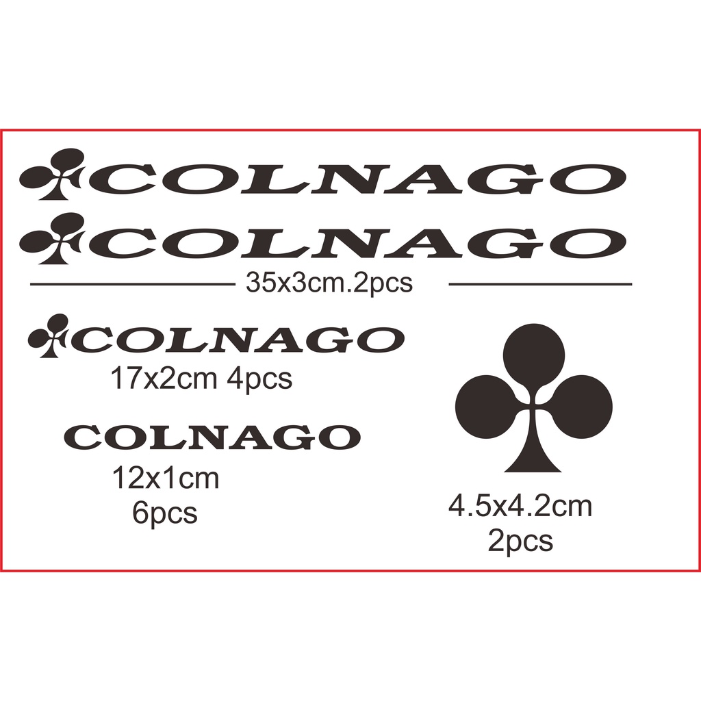 cutting sticker sepeda stiker colnago