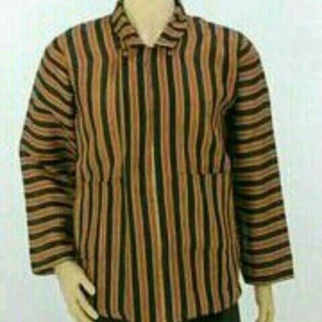 kebaya wanita Baju Surjan / Lurik Ukur Jumbo