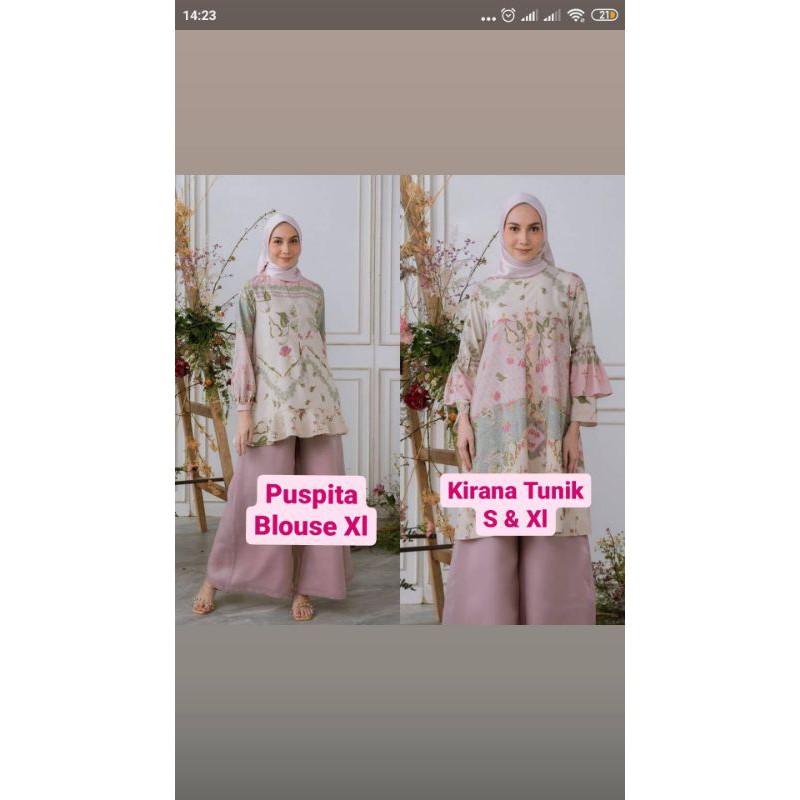 Kisah Series Geulis Puspita Blouse dan Kirana Tunik
