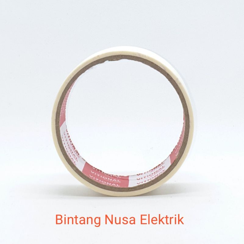 Vitional Isolasi Kertas Tanggung/ Isolasi Kertas 1 Inch/ Solasi Kertas 1 Inch/ Plakband Kertas/ Lakban Kertas/ Selotip Kertas/ Masking Tape/ Paper Masking Tape/ Duct Masking Tape/ Kertas Lakban/ Washi Tape/ Pita Perekat 2 Inch