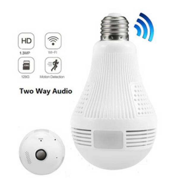 CCTV LAMP 960P 360 PANORAMA FISH EYE