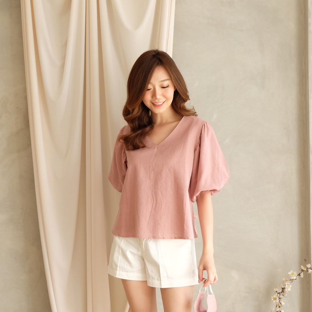 Lanka Top - Atasan Pakaian Wanita (Tanpa Masker)