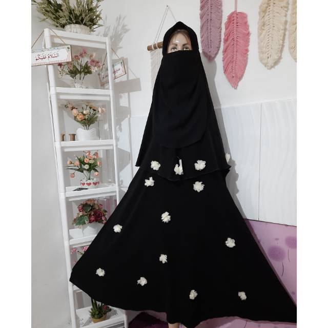 Abaya set syari  yasmin by ummu humairah b
