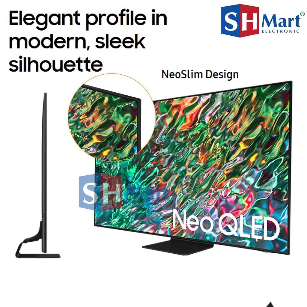 SMART TV SAMSUNG NEO QLED 55 INCH 4K QA55QN90BAKXXD / 55QN90B NEW 2022 GARANSI RESMI (MEDAN)-1