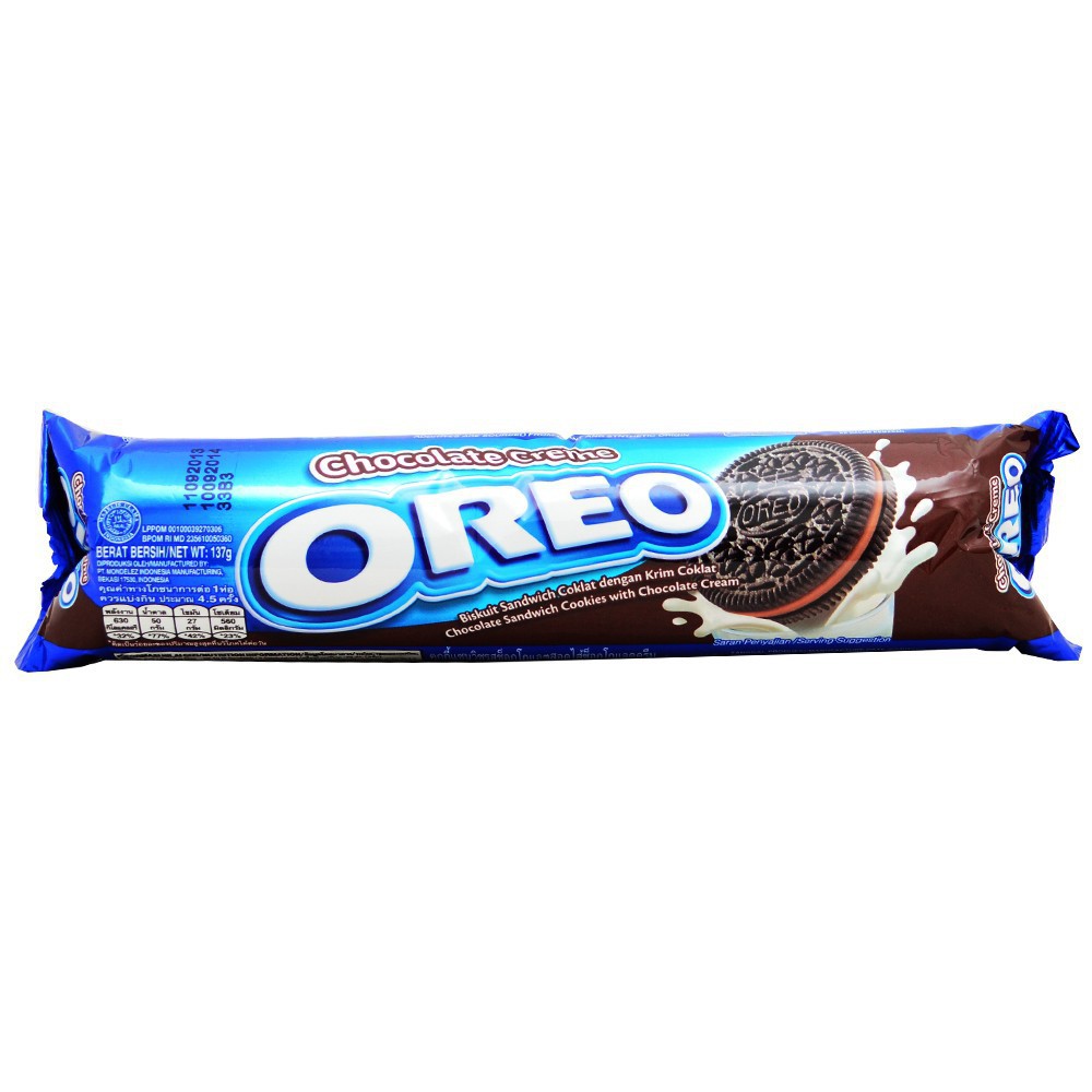 

Biskuit oreo chocolate 133g