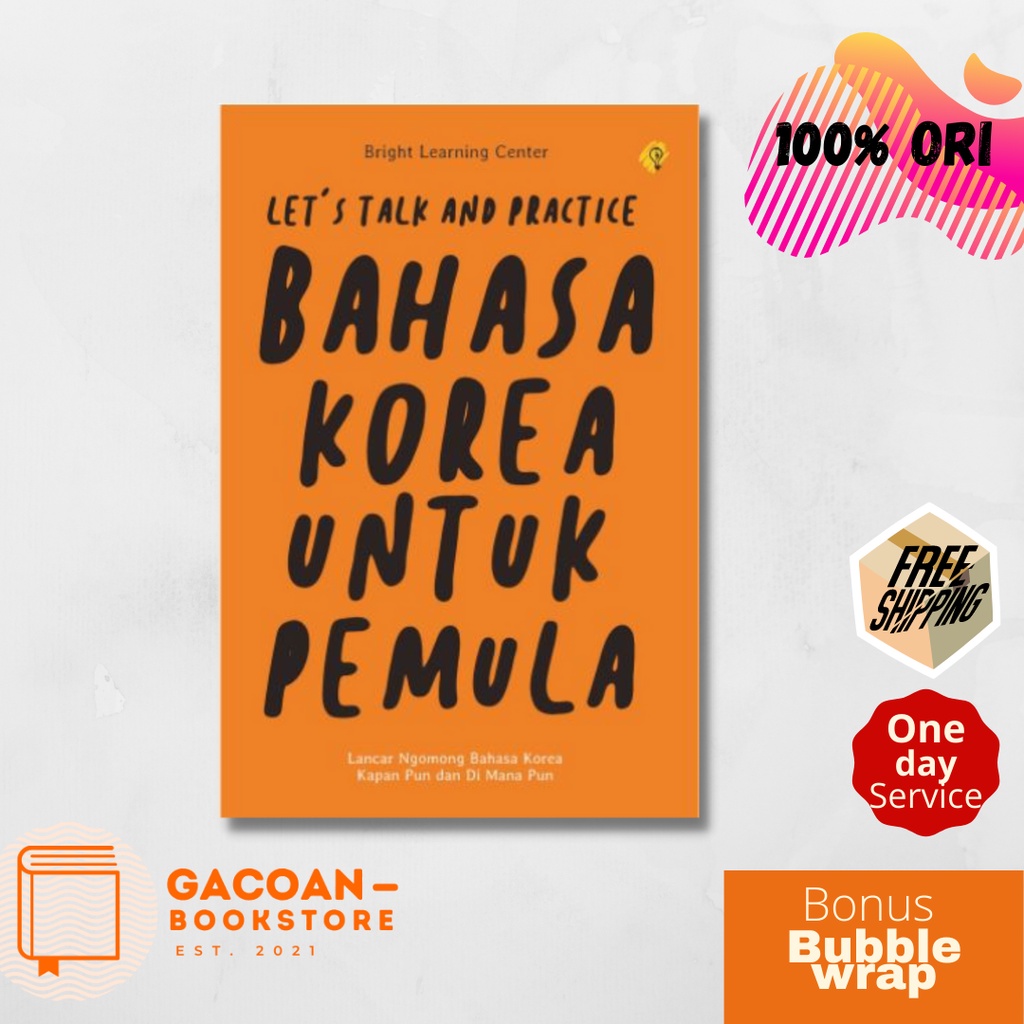 Buku Bahasa Let's Talk & Practice : Bahasa Korea untuk Pemula