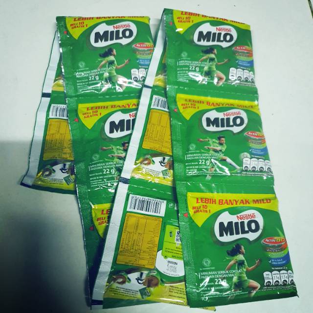 

Susu Milo Sachet 1renceng isi 10+1 = 11pcs