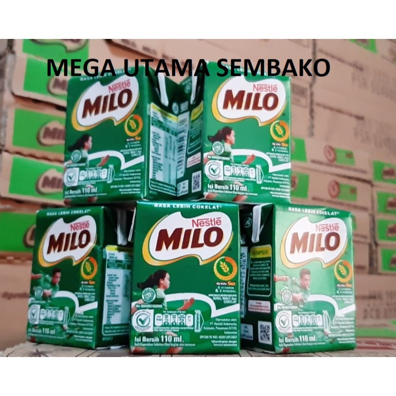 

Susu UHT Milo 110ml Activ Go Coklat [36 pcs per karton dus @ 110 ml ]