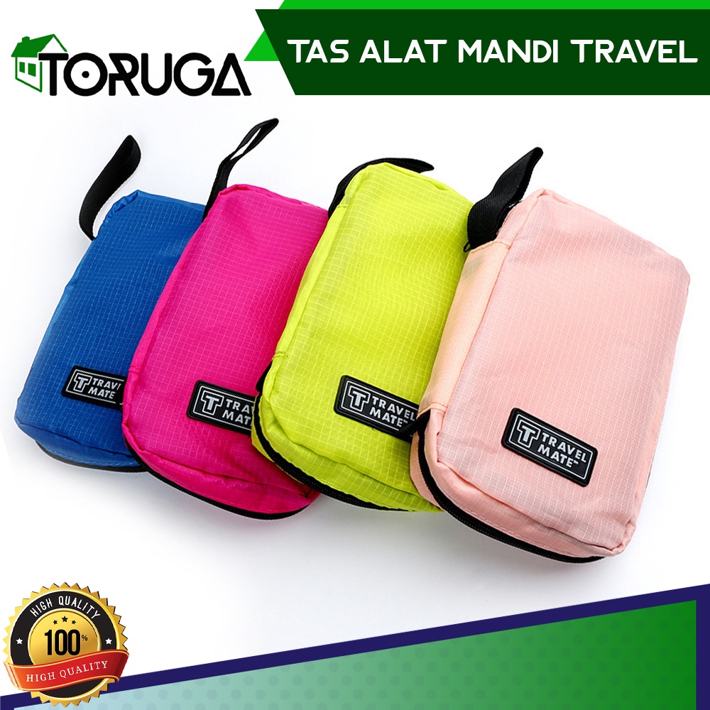 TAS TEMPAT PENYIMPANAN ALAT MANDI KOSMETIK GANTUNG TOILET TRAVEL MATE BAG ORGANIZER TOILETRIES