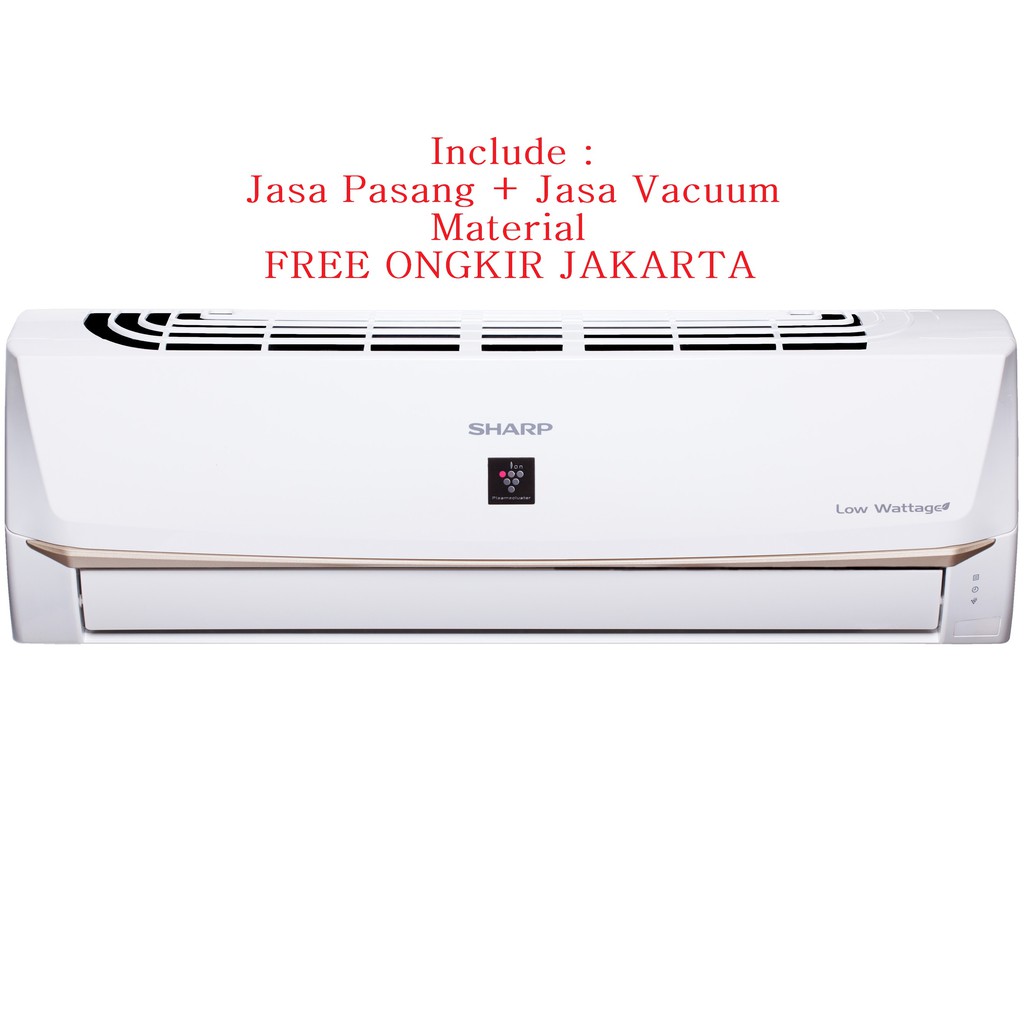 PROMO AC SHARP 0.5 PK LOWWATT PLASMACLUSTER AH-AP5UHL (FREON R-32. 330WATT)