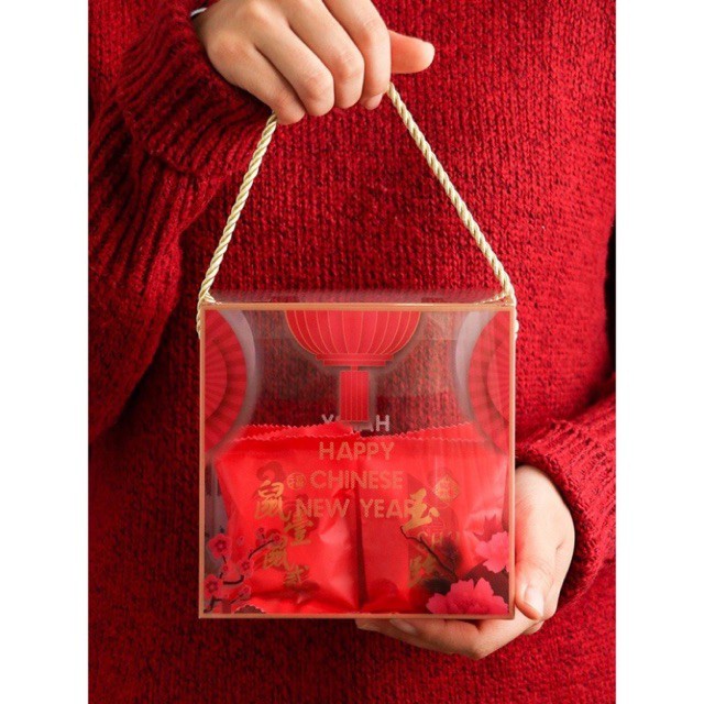 

Kotak Transparan hamper box/souvenir/propose