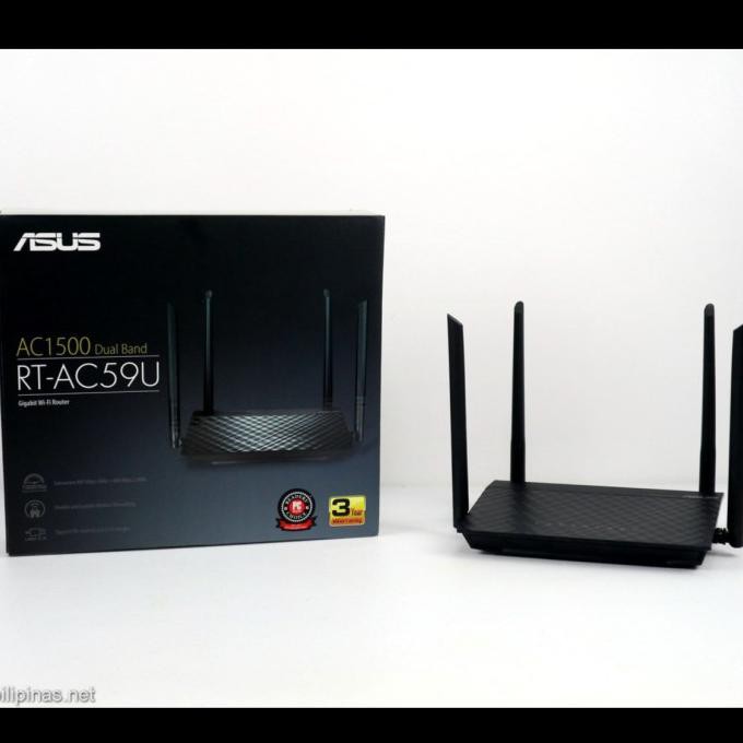 Router Asus Rt-Ac59U Dual Band Gigabit Wireless Router Ac1500 Ac59U Kimchiw3