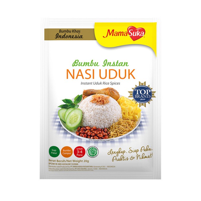 

Mamasuka Bumbu Instan Nasi Uduk 20 Gram