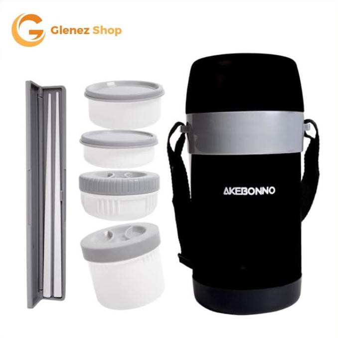 Kotak Makan Termos Thermos Rantang Makan Vacuum Lunch Jar Akebonno