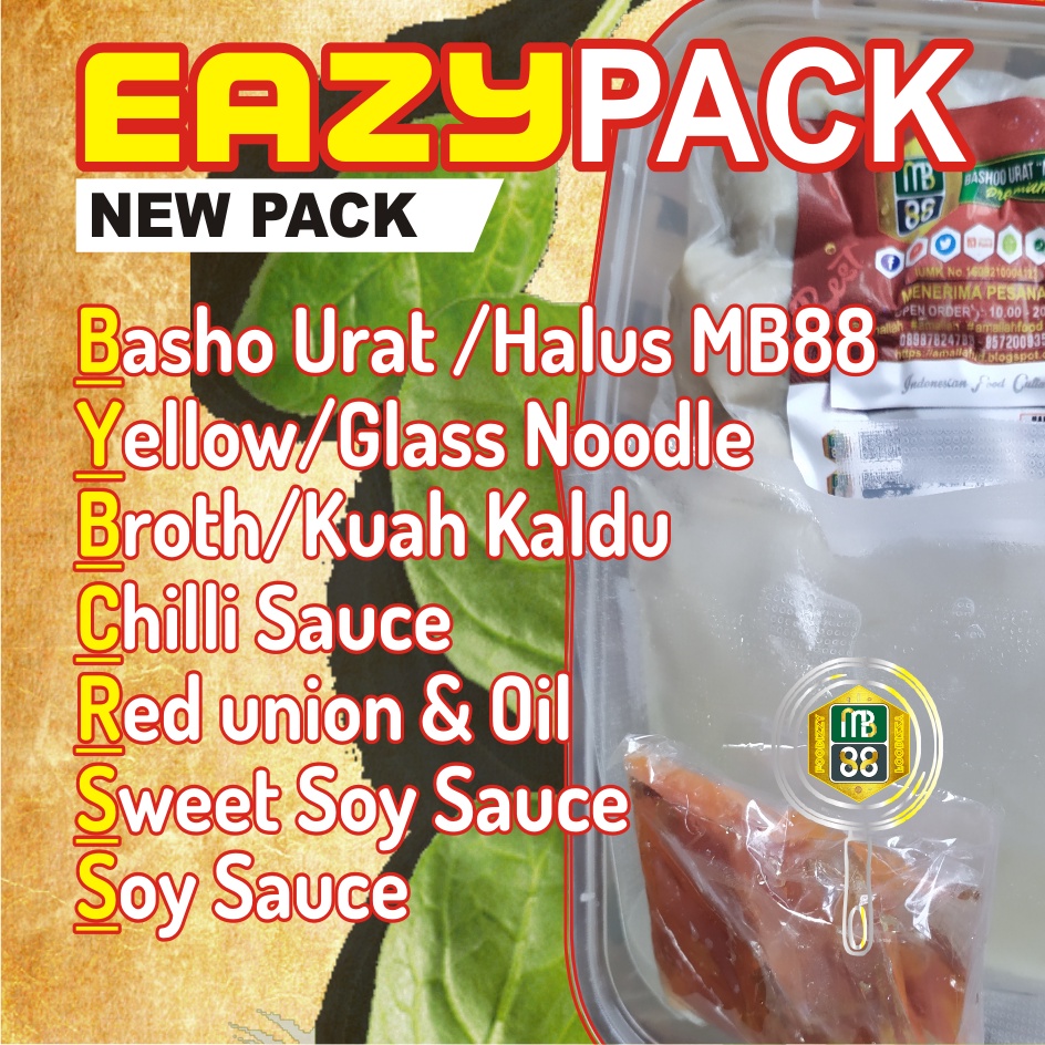 

PAKET BOX BASO URAT KEMASAN MANTAP TERMASUK BAwANG GORENG, KECAP ASIN,SAMBAL,KUAH BASHO