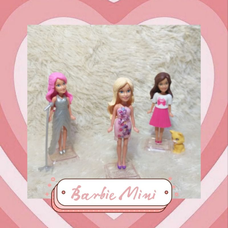 Barbie mini - Mattel barbie doll mini - Boneka barbie - Mainan barbie mini