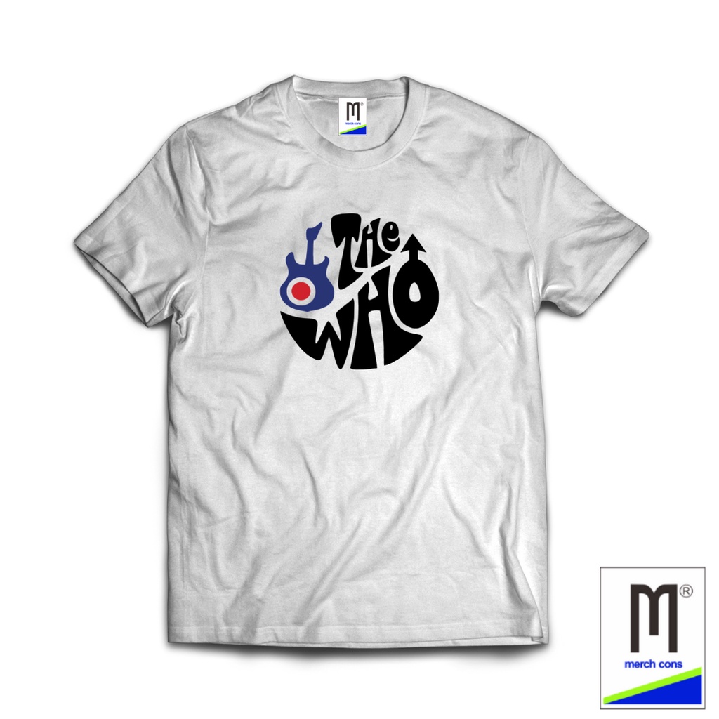 TSHIRT MARCHANDISE BAND THE WHO PUTIH