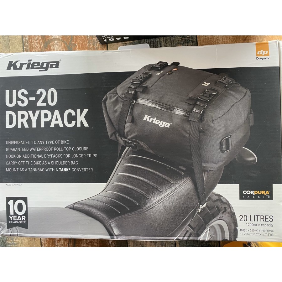 Kriega US 20 Touring bag Tail bag