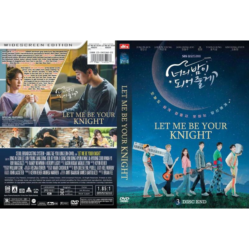 Kaset Film Serial Drama Korea Terbaru 2022:LET ME BE YOUR KNIGHT(3Disc)