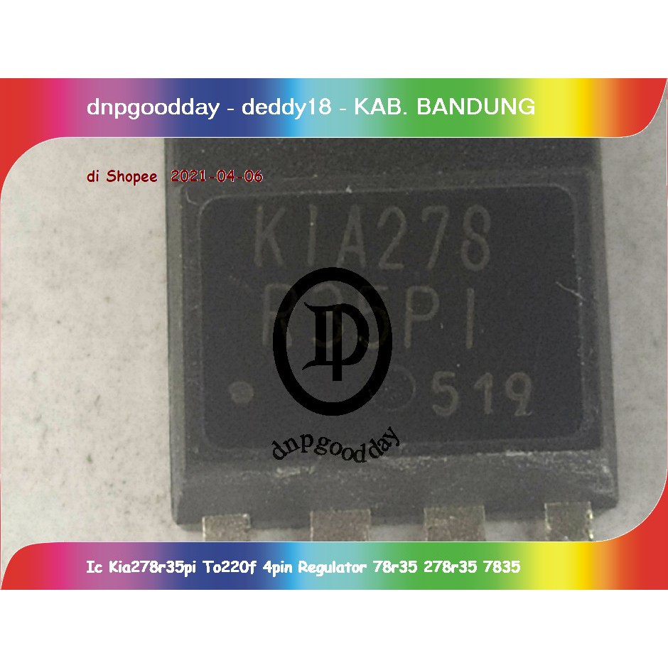 Ic Kia278r35pi To220f 4pin Regulator 78r35 278r35 7835