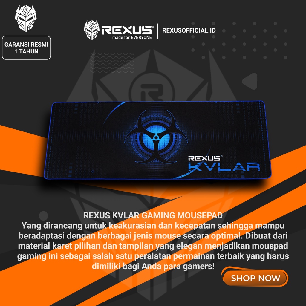 Mouse pad gaming Rexus Mousepad Gaming Kvlar T1