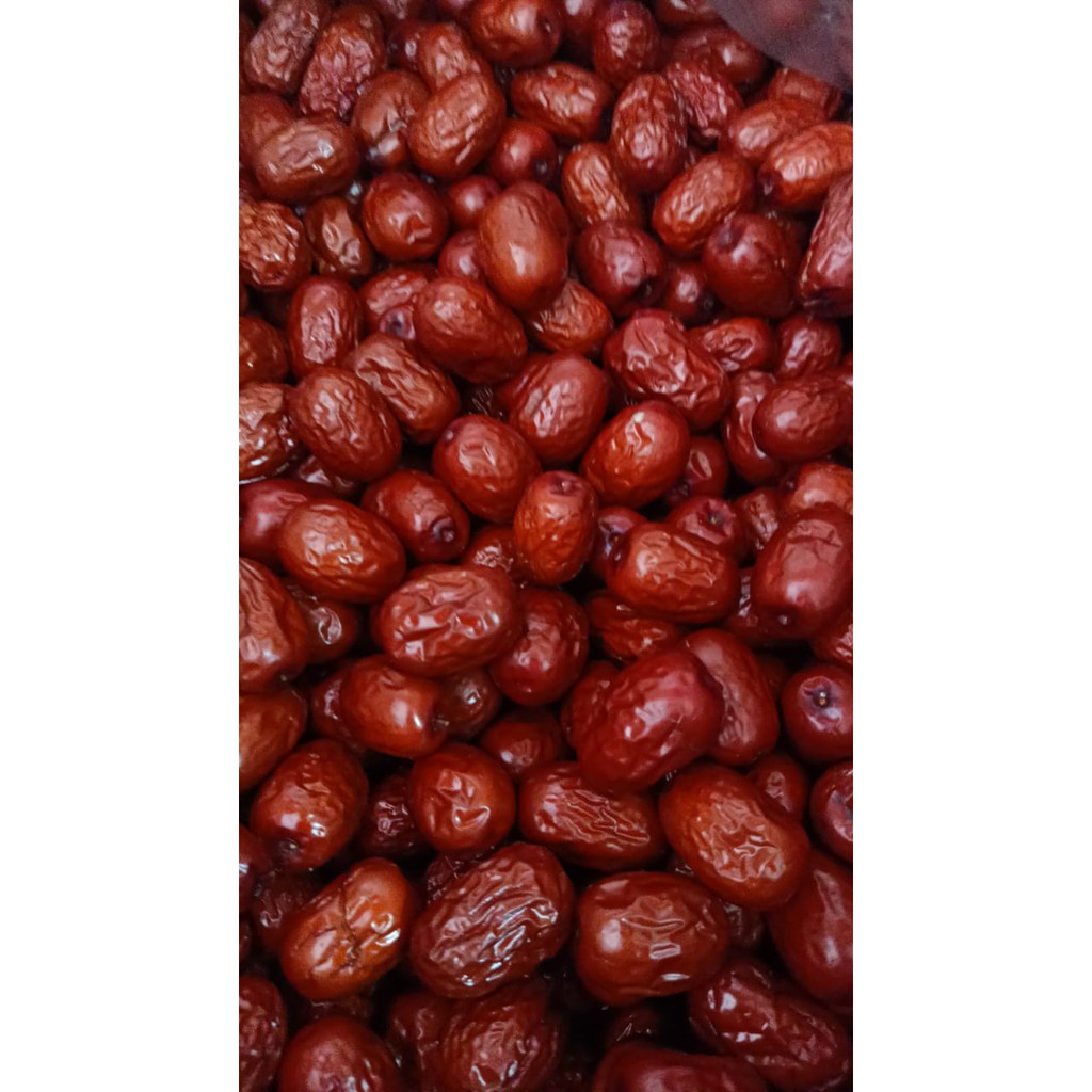 

Angco Besar / Kurma Cina / Red dates / Hungcao / Kurma Merah 500 Gram