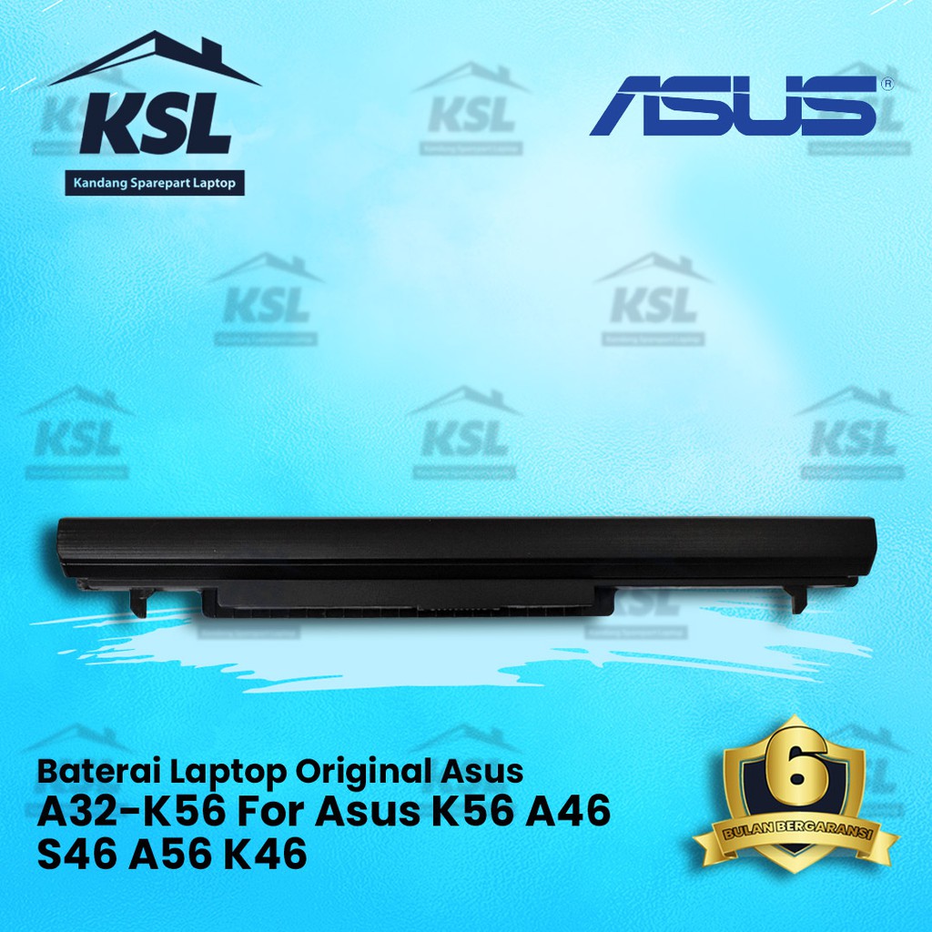 Baterai 100% Original laptop Asus A32-K56 For Laptop K56 A46 A56 K46
