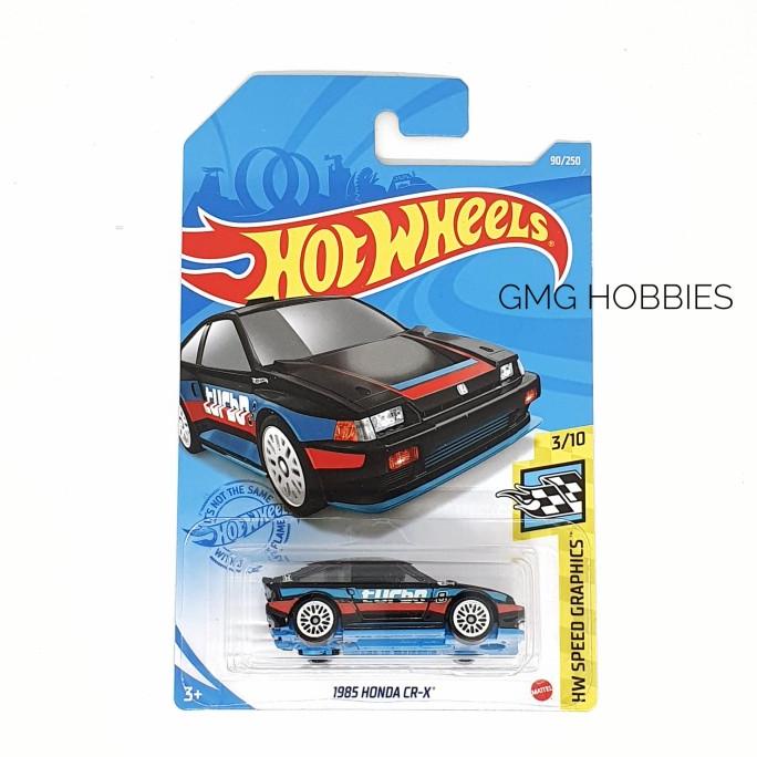 L 2021 1985 HONDA CR-X CRX SPEED GRAPHICS HOT WHEELS HOTWHEELS DIECAST