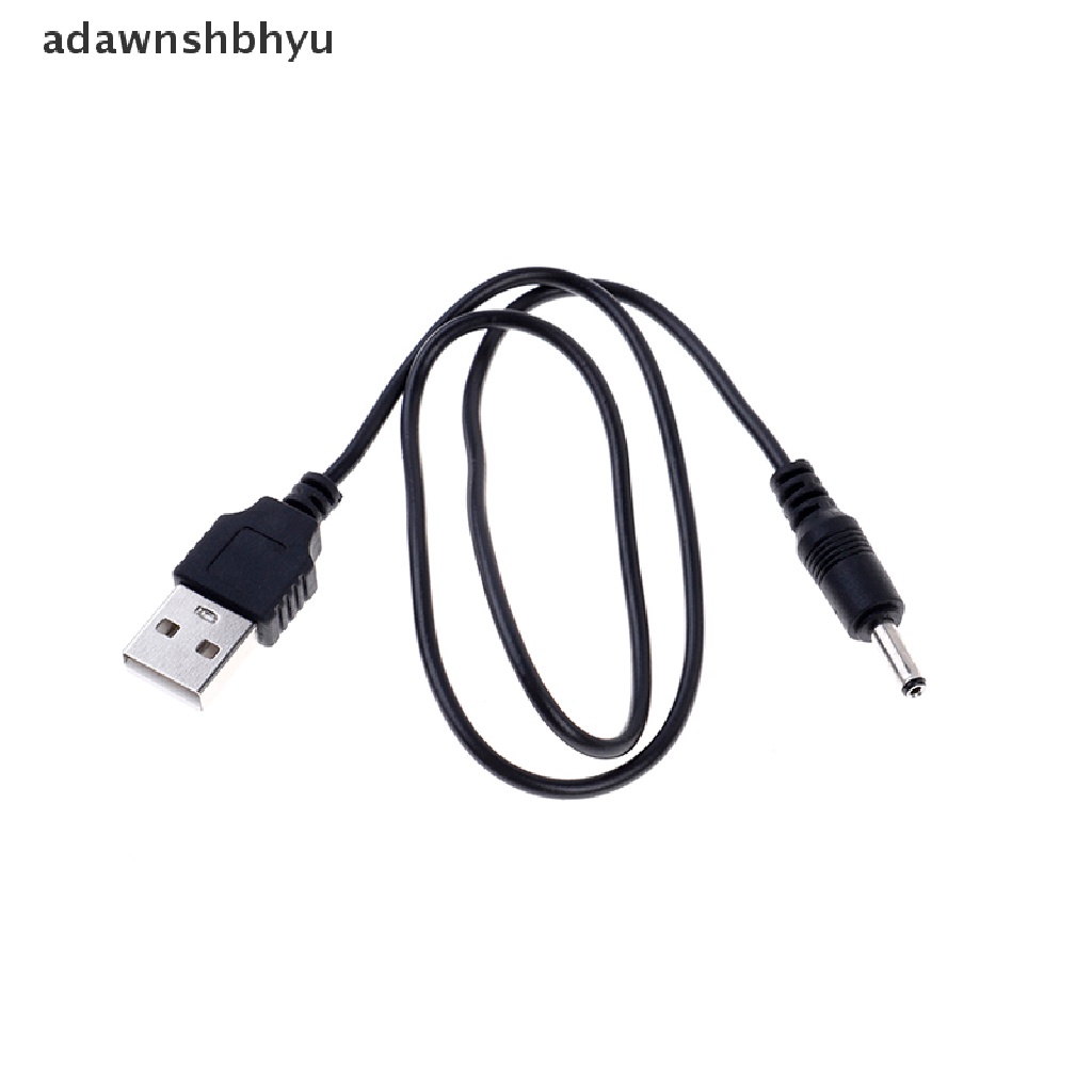 Adawnshbhyu Colokan dc USB male to 3.5mm power charging charger cable Kabel Untuk tablet pc