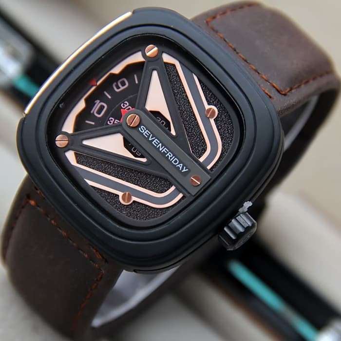JAM TANGAN SEVENFRIDAY M2 KULIT COKLATTUA