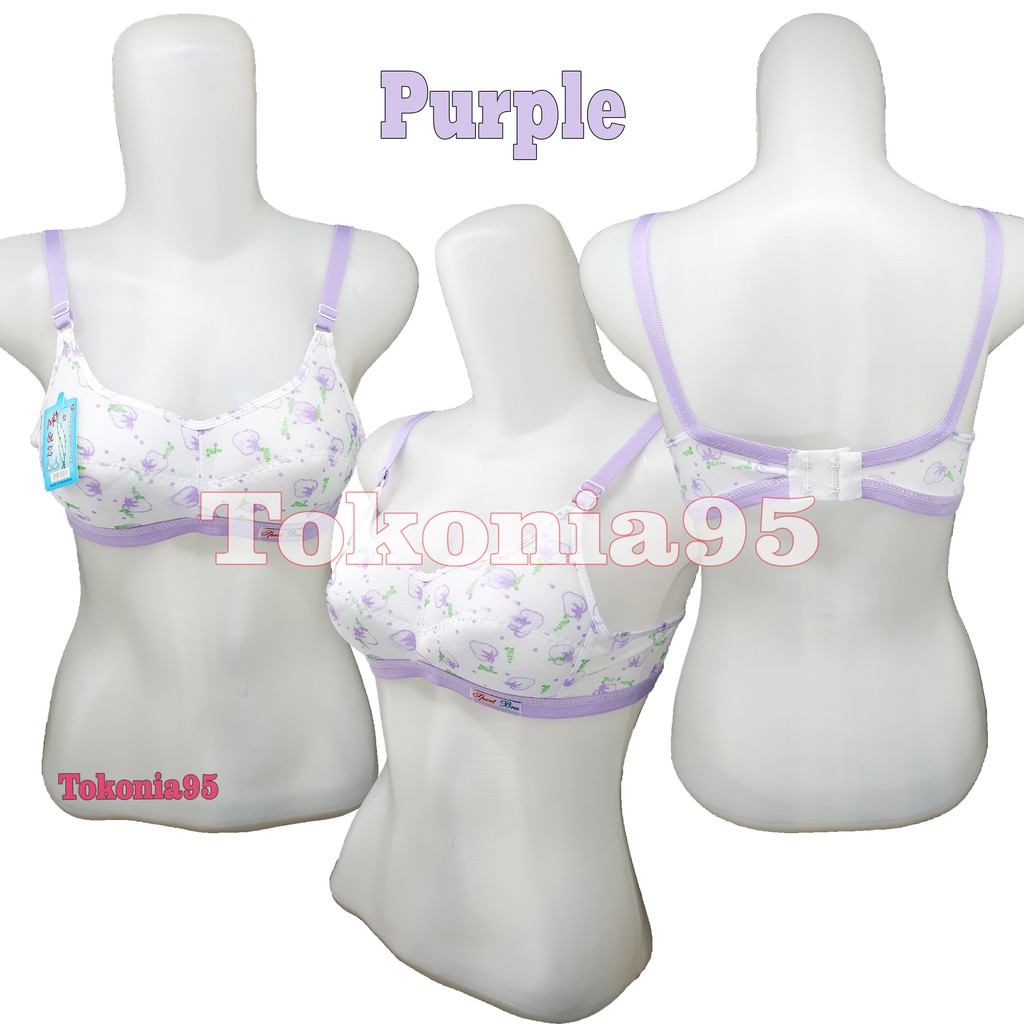 Sport Bra Remaja ABG - Bra Ukuran 32 34 36 38- Miniset BusaTipis Motif Printing