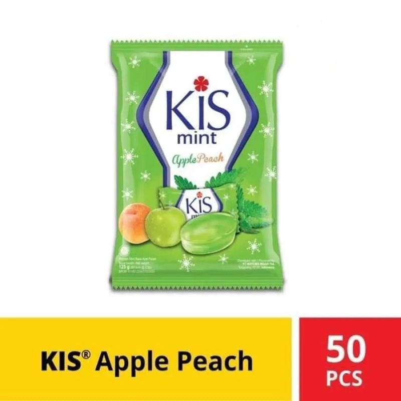 Kis Candy Mint Apple Peach isi 50