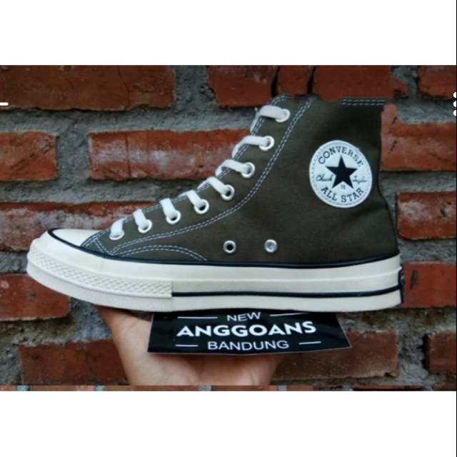 Converse seventies Clasic Emerald green White Hijau Putih High Original Premium