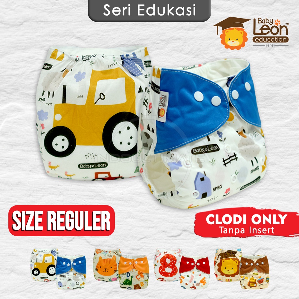 1PCS CLODI ONLY (Tanpa Insert) BABY LEON Clodi Baby Popok Kain Bayi Cloth diaper CB-633 CB-733 Popok Kain Cuci Ulang Bayi Celana Popok Cloth Diapers Daya Serap Tinggi