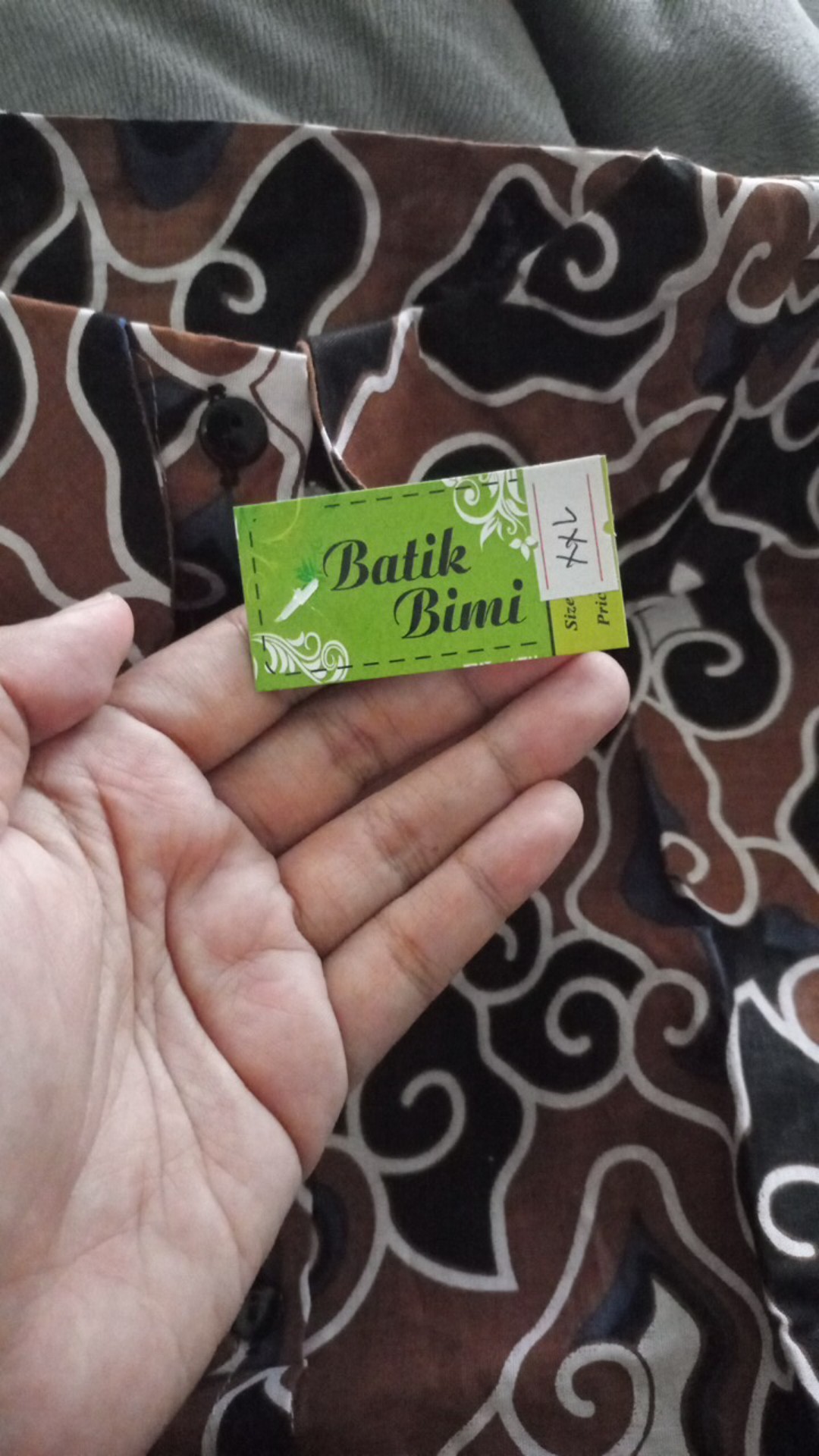 Blouse Batik Mega Mendung Anak Perempuan Lengan Panjang Usia Sd Smp