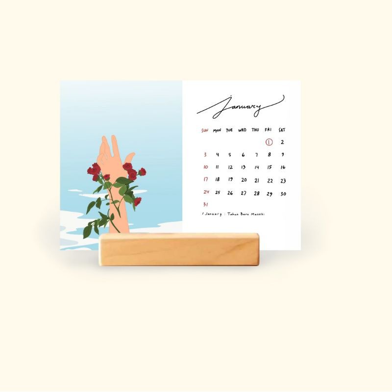 

Calender 2021 + Jadwal Puasa Sunnah uk A6