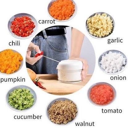 Blender Tangan Mini || Speedy Mini Chopper || Blender Kecil Gilingan Bumbu Chopper Serba Guna Manual