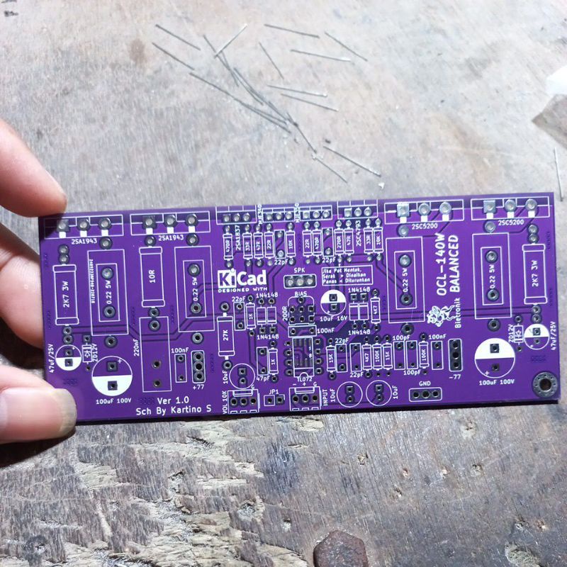 pcb ocl 140w plus inbal dobel layer