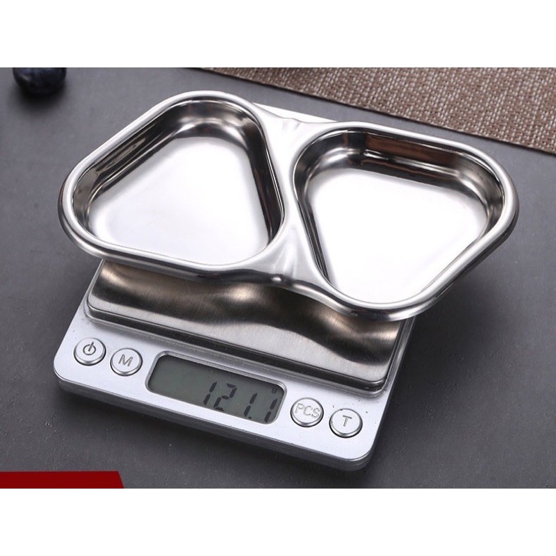 Mangkok saus sambal stainless stell bahan tebal tempat kecap anti karat