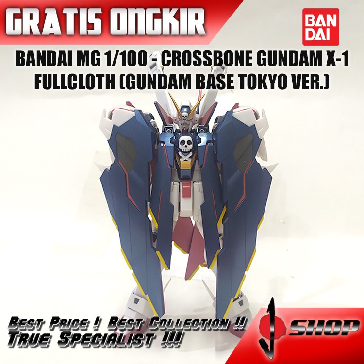 BANDAI MG 1/100 CROSSBONE GUNDAM X-1 FULL CLOTH (GUNDAM BASE TOKYO) 2ND