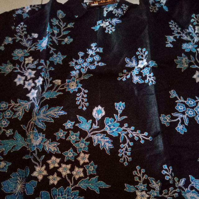 Tey-17 Batik Wanita Asj Sa Hrb026 Kenongo Kemeja Tosca Pendek