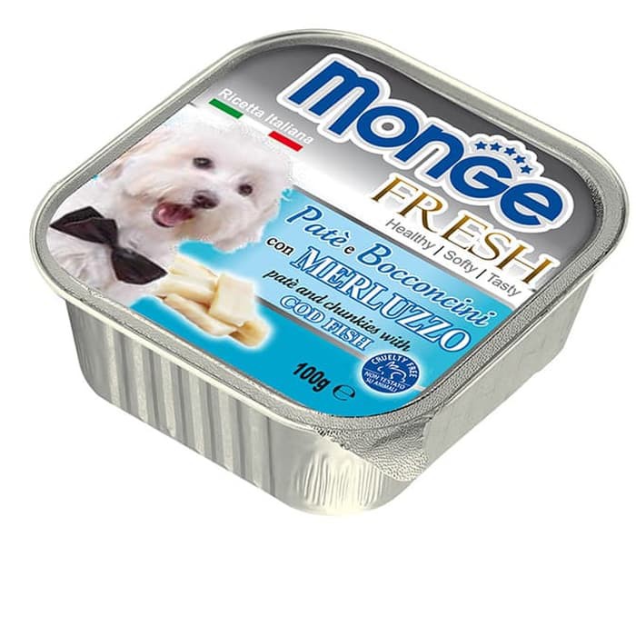 

Monge Fresh Pate and Chunkies with Cod Fish 100gr