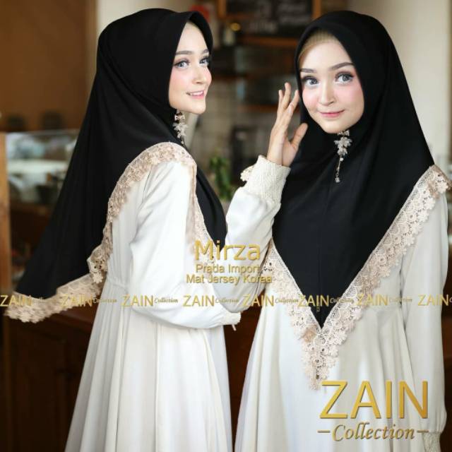 Hijab khimar mirza by zain ori termurah