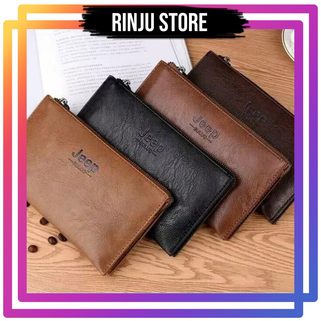 [JP01] TAS CLUTCH PRIA KULIT PREMIUM JEEP / HANDBAG PRIA MURAH