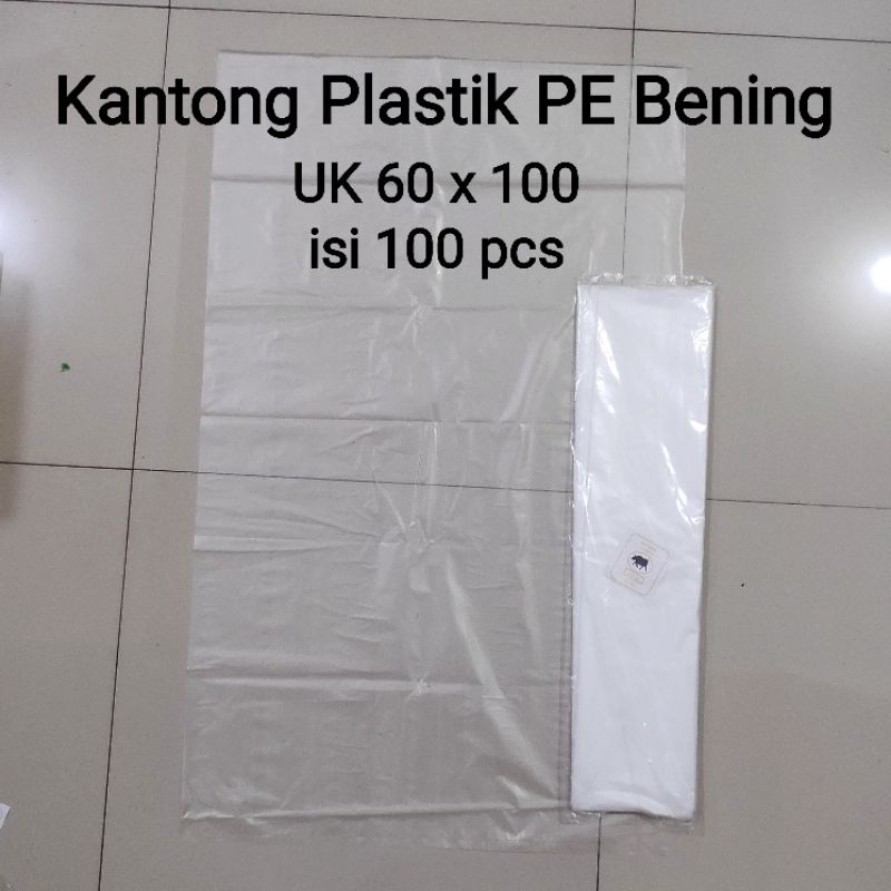 Kantong Plastik PE Besar  , Plastik Bening, Plastik Sayur, PE 35x50, PE 40x60, PE 50x75, PE 60x100