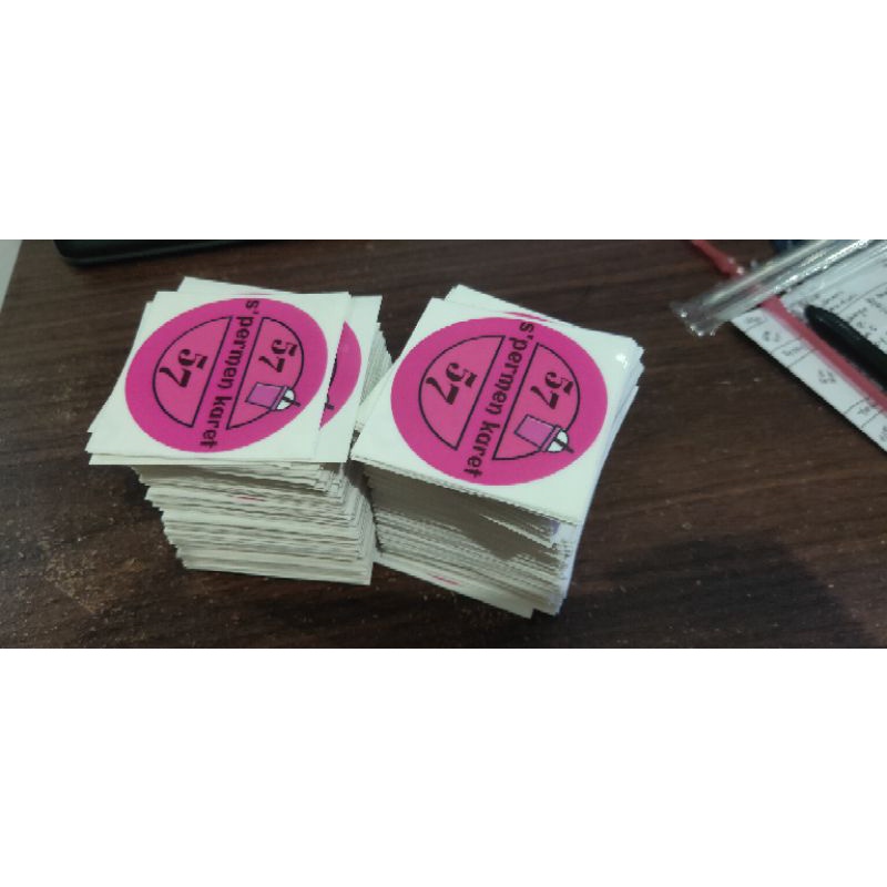 

cetak stiker transparant