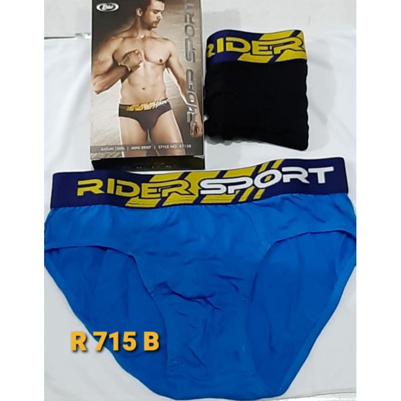 u/x CELANA DALAM PRIA MINI RIDER SPORT R 715B KATUN 100% 1PACK ISI 2PCS.