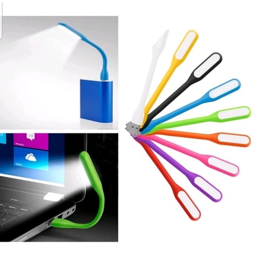 Lampu USB LED Portable Flexible Stik Lamp Stick Lampu Baca Stick and Click Stik n Klik