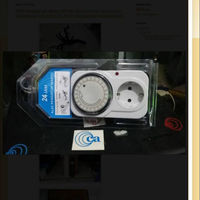 Iguana_TIMER LAMPU, STOPKONTAK TIMER UNTUK on/off OTOMATIS