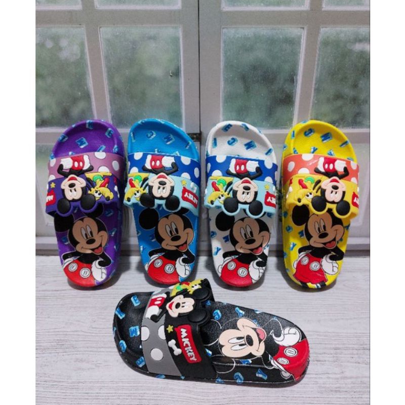 Sandal Jelly Anak Perempuan Selop Anak Perempuan Motif Mickey Sandal Anak Perempuan Import